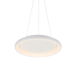 LED Полилей DIANA 41см бял